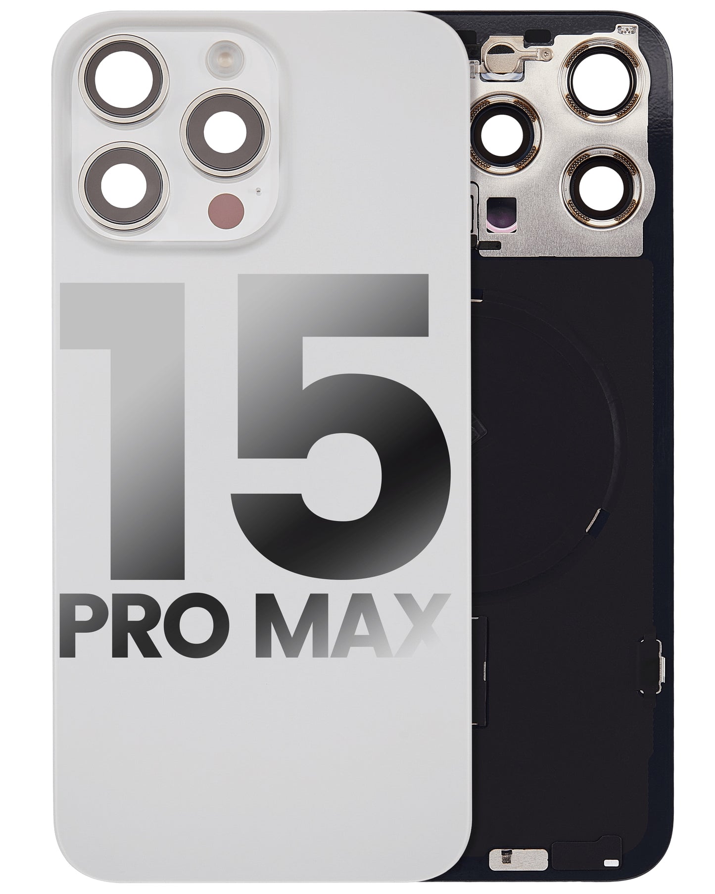 iPhone 15 Pro Max Back Glass Full Assembly (With Coil) - A Grade