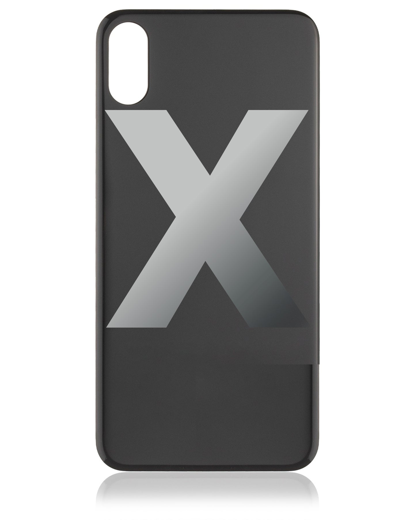 iPhone X Large Hole Back Glass - Premium
