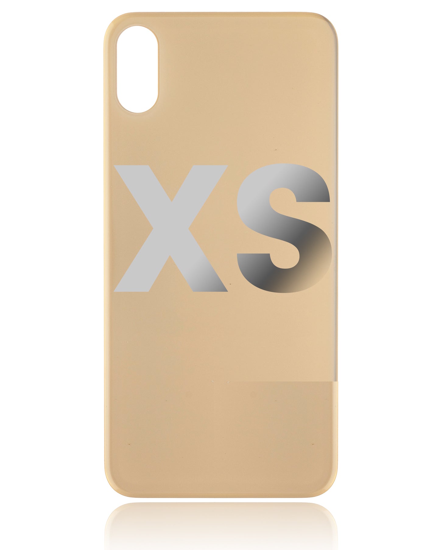 iPhone XS Large Hole Back Glass - Premium