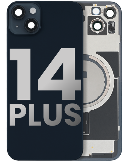 iPhone 14 Plus Back Glass Half Assembly (No Coil) - A Grade