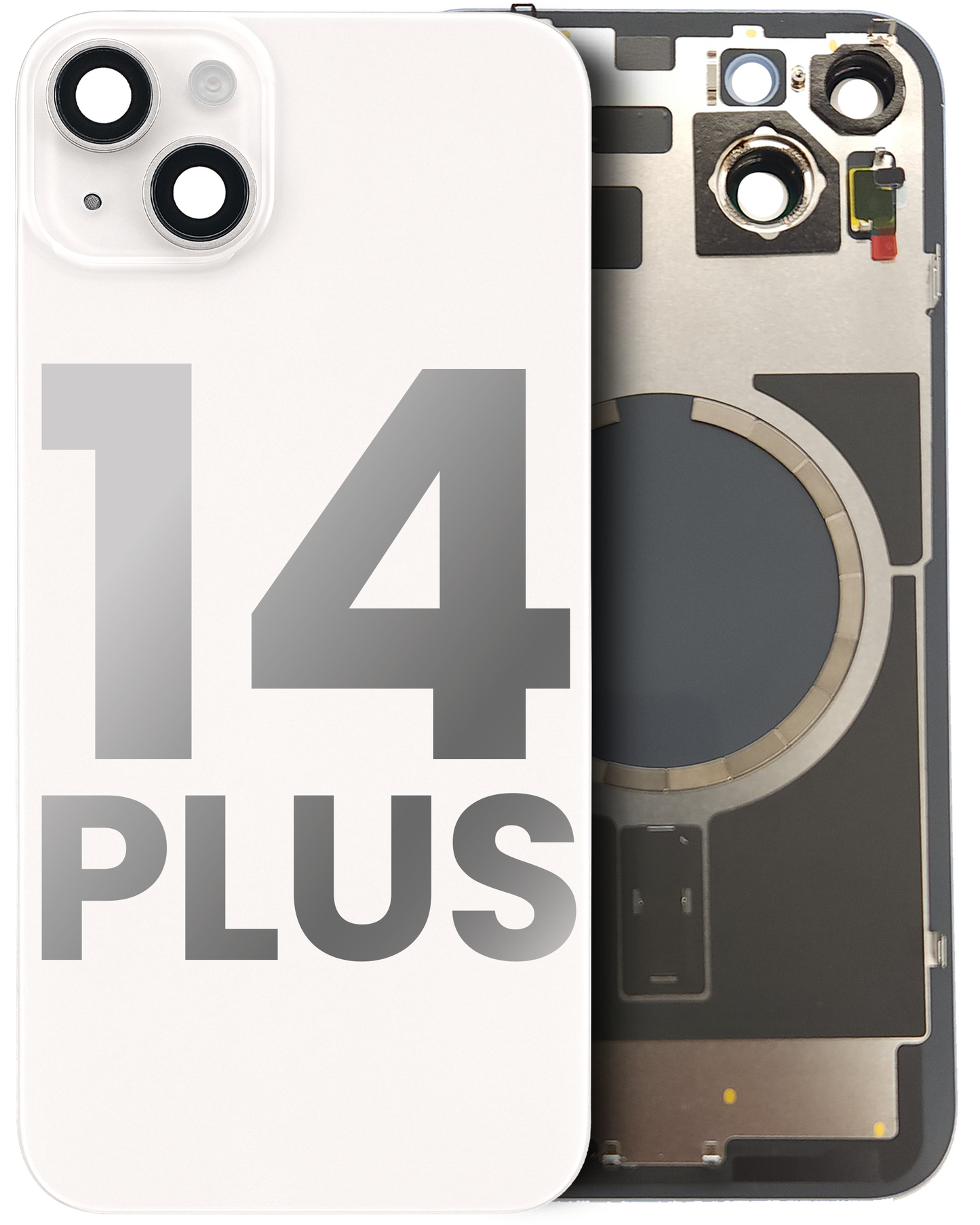 iPhone 14 Plus Back Glass Half Assembly (No Coil) - A Grade