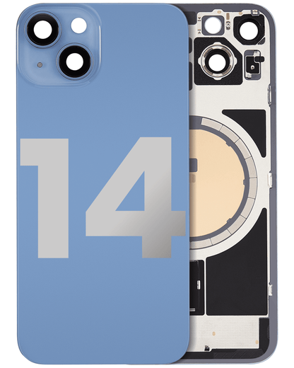 iPhone 14 Back Glass Half Assembly (No Coil) - A Grade