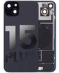 iPhone 15 Plus Back Glass Full Assembly (With Coil) - Premium
