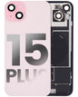 iPhone 15 Plus Back Glass Full Assembly (With Coil) - Premium