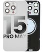 iPhone 15 Pro Max Back Glass Half Assembly (No Coil) - Premium