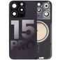 iPhone 15 Pro Max Back Glass Half Assembly (No Coil) - Premium
