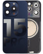 iPhone 15 Pro Max Back Glass Half Assembly (No Coil) - Premium