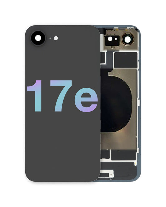iPhone 17e back glass half assembly, Black