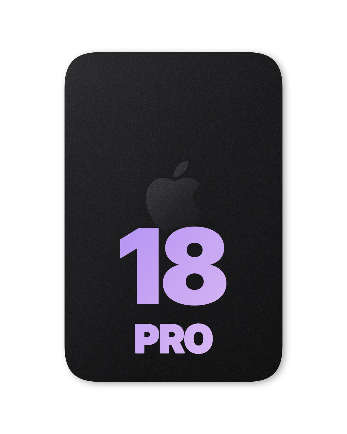 iPhone 18 Pro back glass half assembly, Deep Black