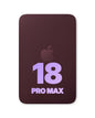 iPhone 18 Pro Max back glass half assembly, Burgundy