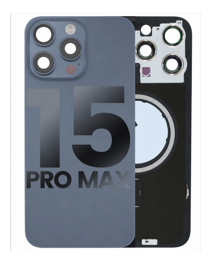 iPhone 15 Pro Max Back Glass Half Assembly (No Coil) - A Grade