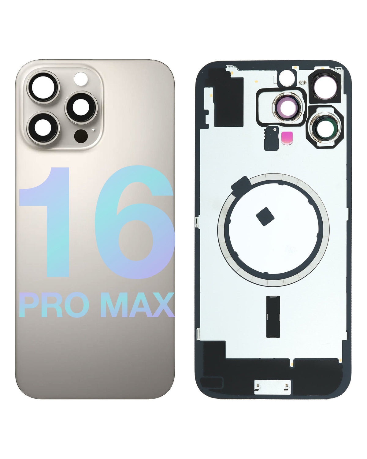 BGP owner-approved model-label v4 2026-08-14 | iphone-16-pro-max-half-assembly-no-coil-a-grade | Natural Titanium