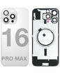 iPhone 16 Pro Max Back Glass Half Assembly (No Coil) - Premium