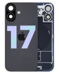 iPhone 17 Black back glass full assembly with charging coil