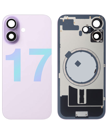 iPhone 17 back glass half assembly, Lavender