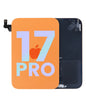 iPhone 17 Pro Cosmic Orange back glass full assembly with charging coil