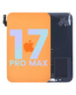iPhone 17 Pro Max Cosmic Orange back glass full assembly with charging coil