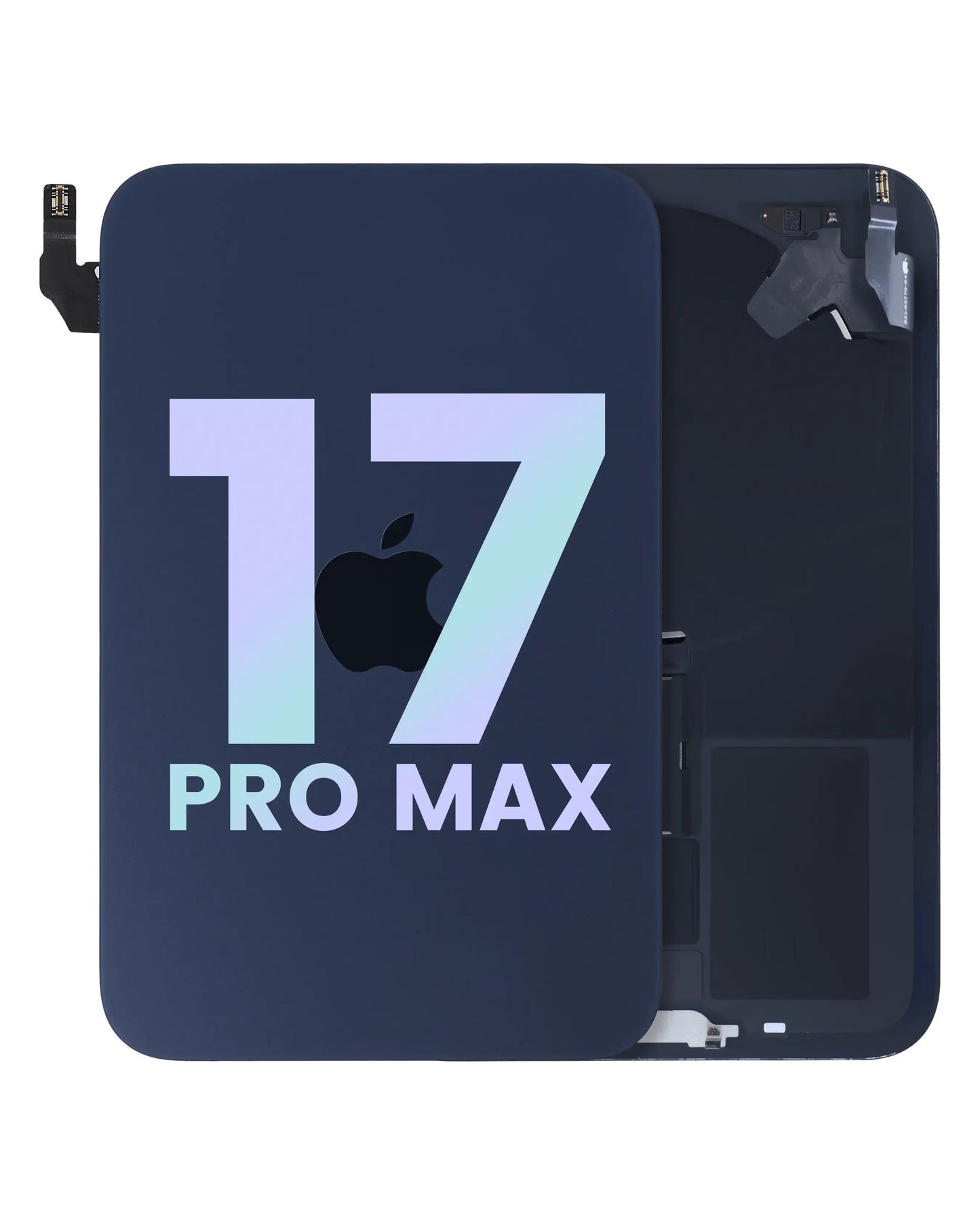 iPhone 17 Pro Max Deep Blue back glass full assembly with charging coil