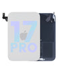 iPhone 17 Pro Silver back glass full assembly with charging coil