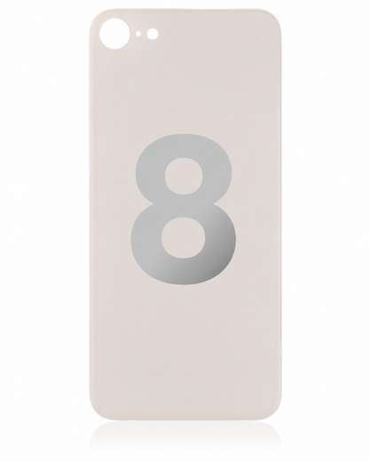 iPhone 8 Large Hole Back Glass - Premium