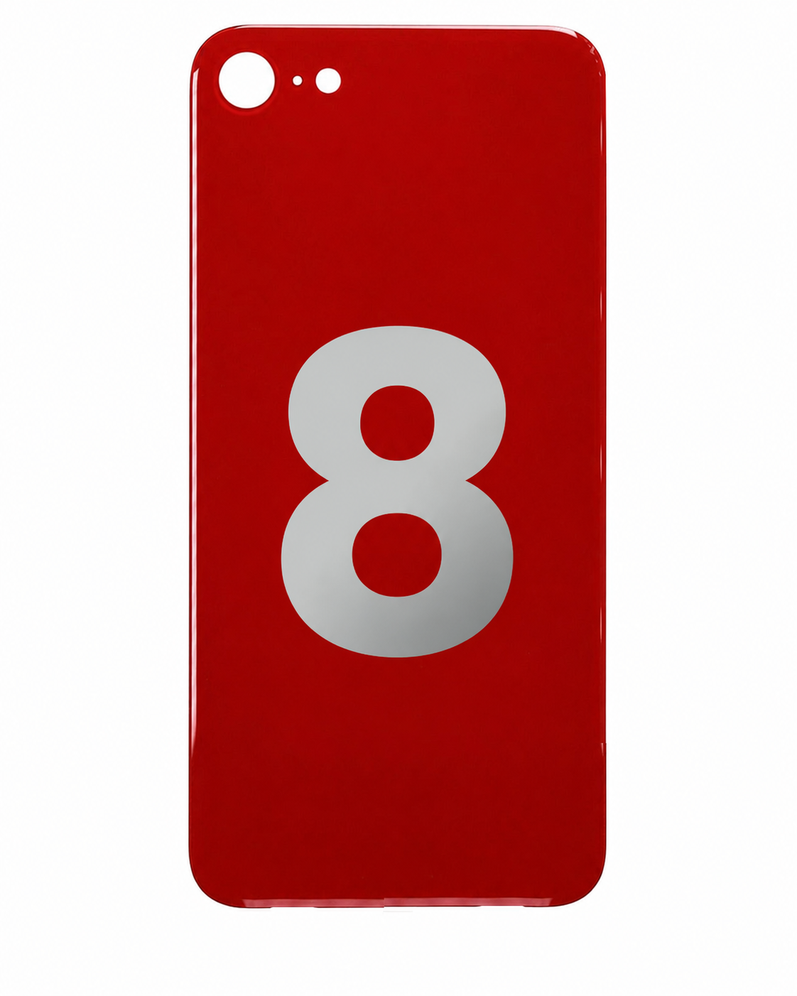 iPhone 8 Large Hole Back Glass - Premium