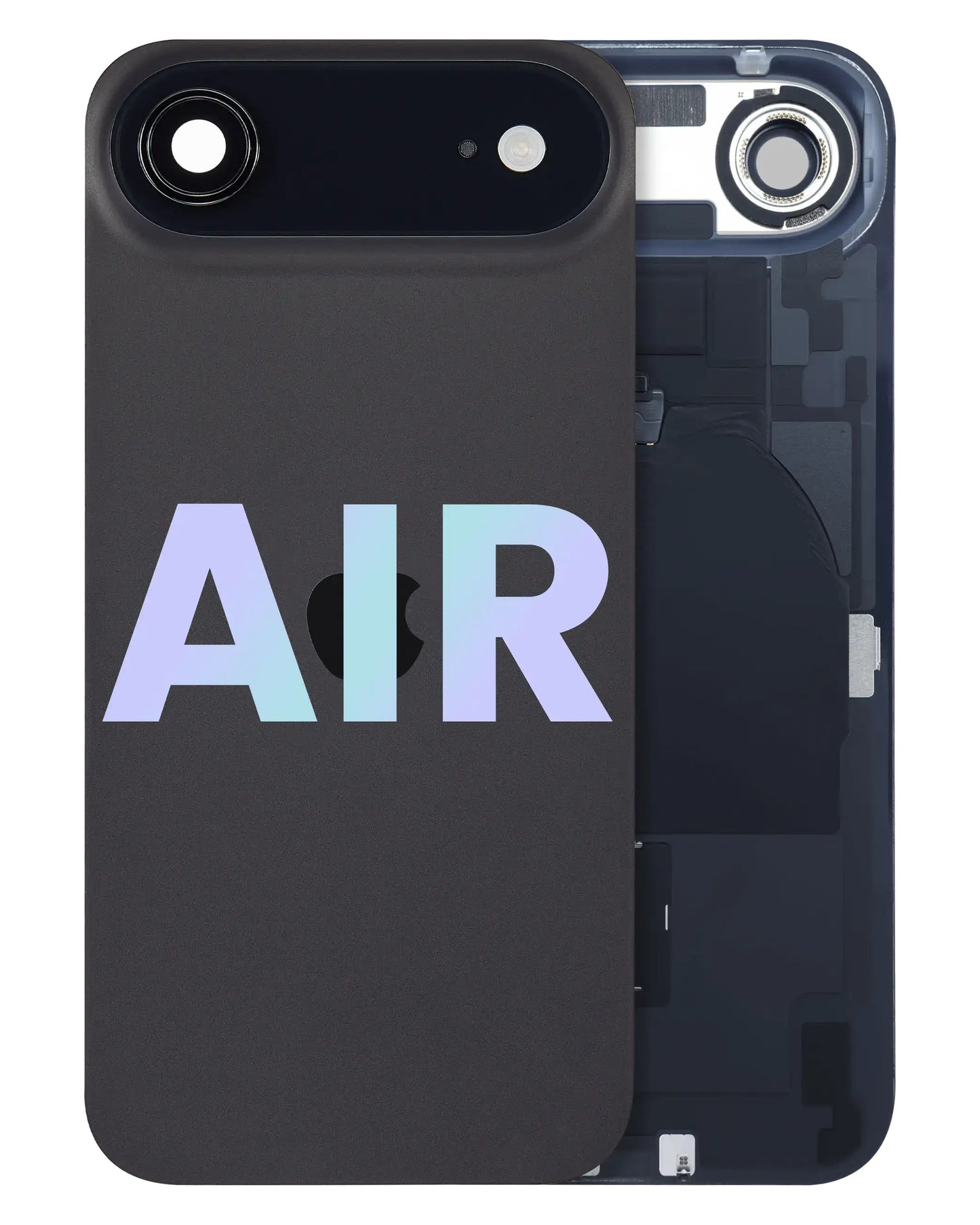 iPhone Air Space Black back glass full assembly with charging coil