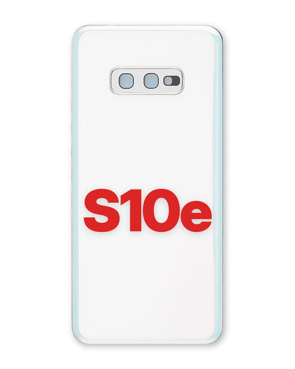 Samsung Galaxy S10e back glass, Prism White