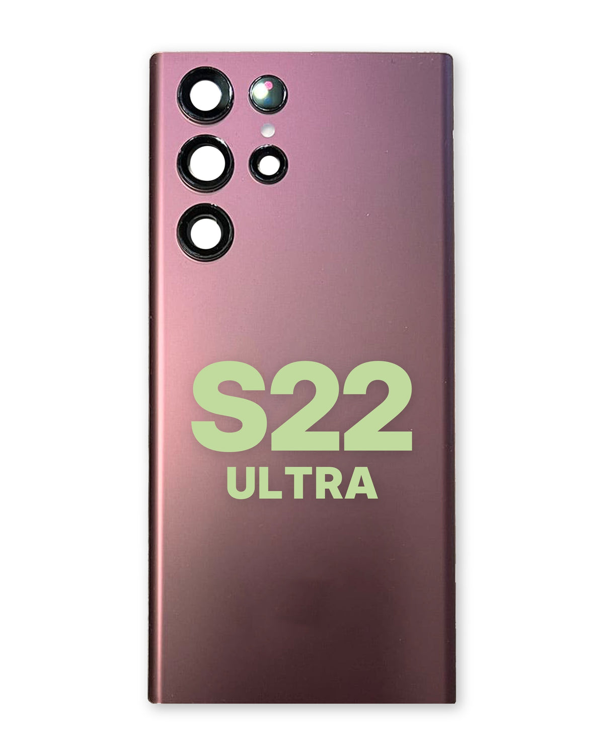 Samsung Galaxy S22 Ultra back glass, Burgundy