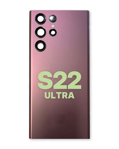 Samsung Galaxy S22 Ultra back glass, Burgundy