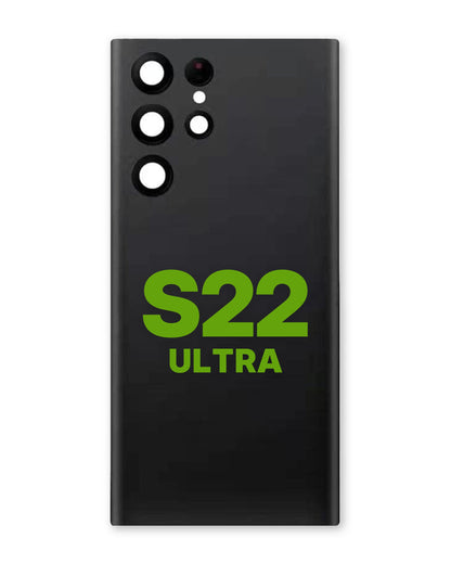 Samsung Galaxy S22 Ultra back glass, Phantom Black