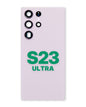 Samsung Galaxy S23 Ultra back glass, Lavender
