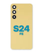 Samsung Galaxy S24 FE back glass, Yellow
