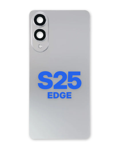 Samsung Galaxy S25 Edge back glass, Titanium Silver