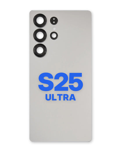 Samsung Galaxy S25 Ultra back glass, Titanium White Silver