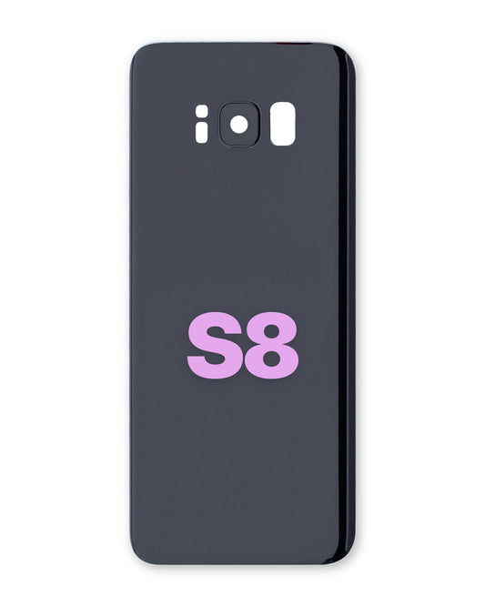 Samsung Galaxy S8 back glass, Midnight Black