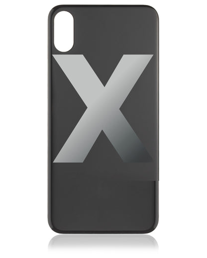 iPhone X Large Hole Back Glass - Premium