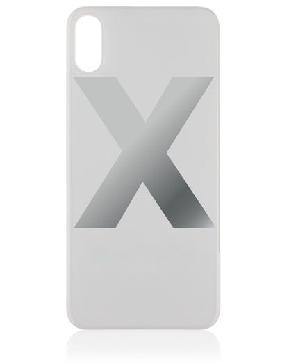 iPhone X Large Hole Back Glass - Premium