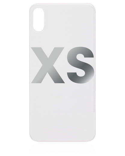 iPhone XS Large Hole Back Glass - Premium